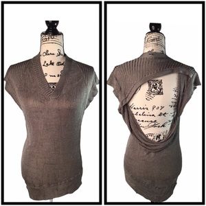 VPL - Knit Open Back Top *M